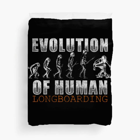 Longboard Skateboard Cool Board Duvet Covers