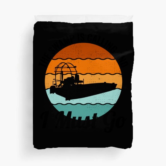 Airboat Fanboat Airboating Planeboat Swamp boat Duvet Covers
