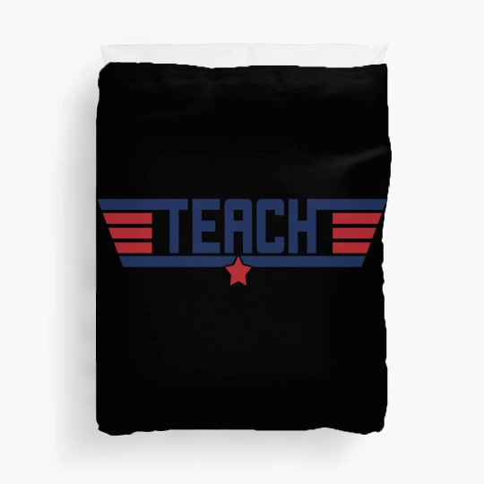 Teach Teacher Back To School 4th Of July Duvet Covers