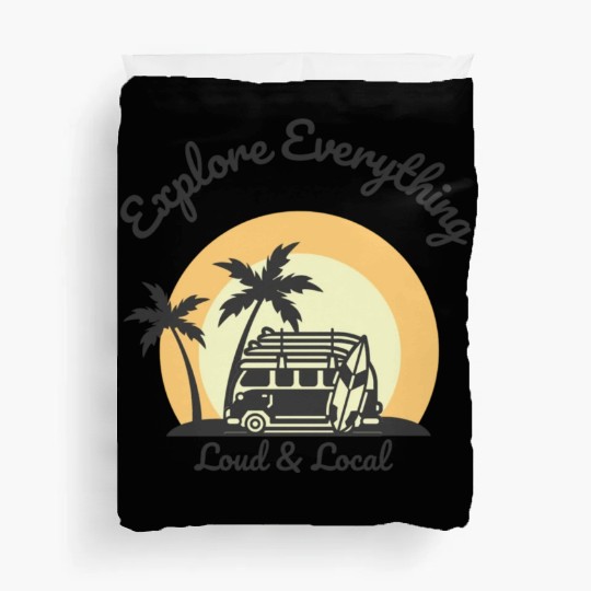 Loud & Local Retro Camping Design Duvet Covers