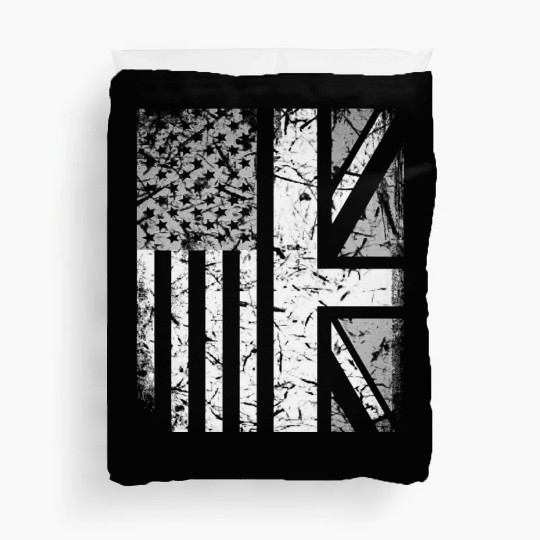 American Flag British Flag US UK Stars Stripes Duvet Covers