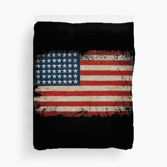 American Flag USA Patriotic US stars stripes Duvet Covers
