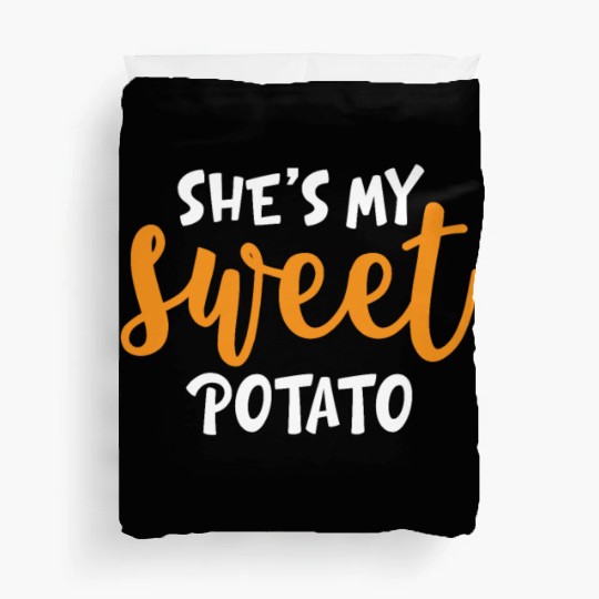 She's My Sweet Potato Funny Matching Mom Daughter Duvet Covers