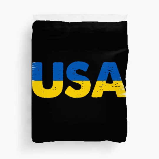 I Stand with Ukraine Ukraine Flag Duvet Covers