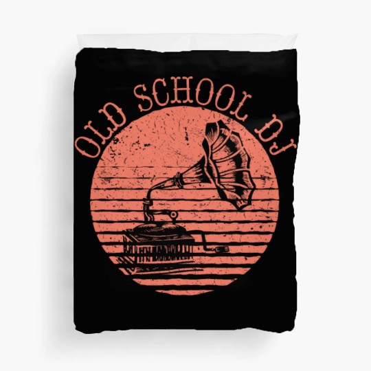 Old School DJ Music Old School DJ Music gift inspi Duvet Covers