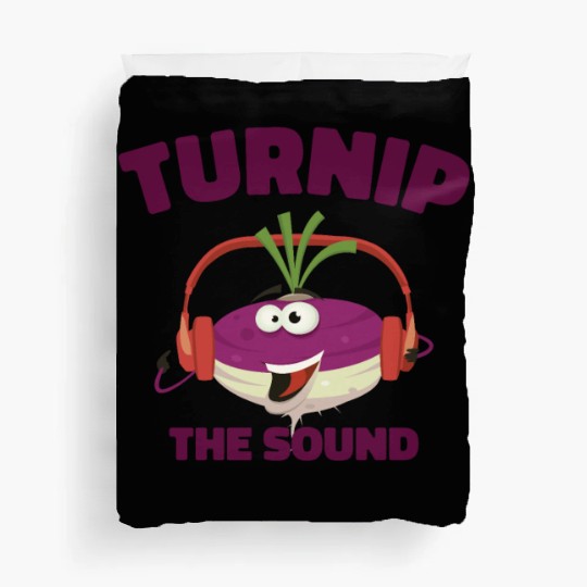 Music Turnip Party Music Lover Vegetable Duvet Covers