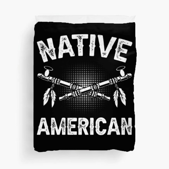 Native American Axe Retro Chief Duvet Covers