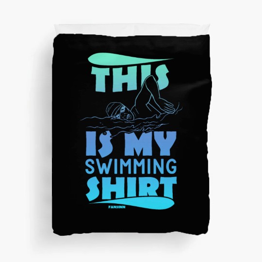 Swimming lifeguard swimming course outdoor pool gi Duvet Covers