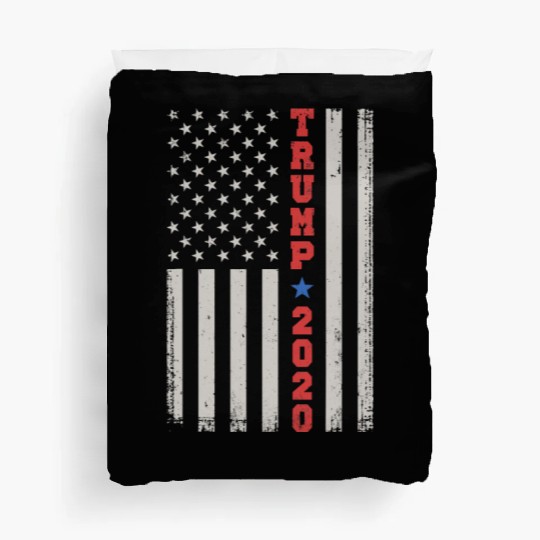 Duvet Covers Vintage US Flag Vertical Stars Stripes