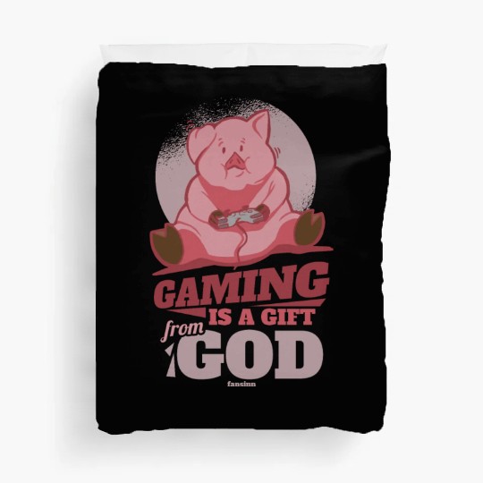 Pig animal piglet farm funny gift Duvet Covers