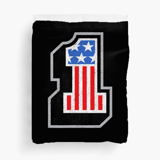 USA Stars Stripes Number One Patriotic Duvet Covers