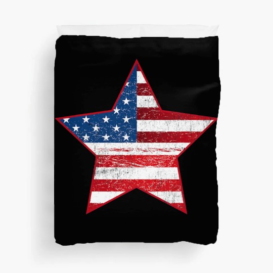 US Flag Star Patriotic Duvet Covers Stars Stripes