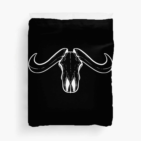 Buffalo Skull Vintage Collector Gift Duvet Covers