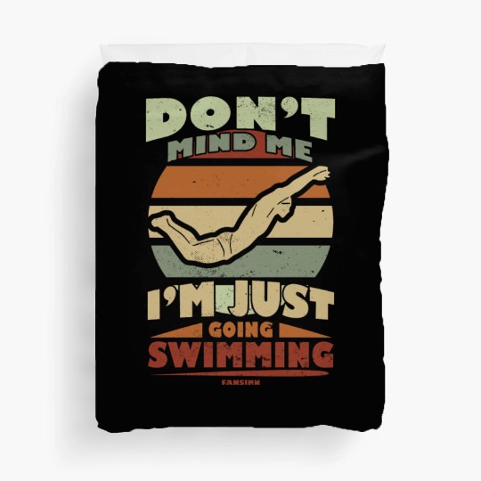 Swimming lifeguard swimming course outdoor pool gi Duvet Covers