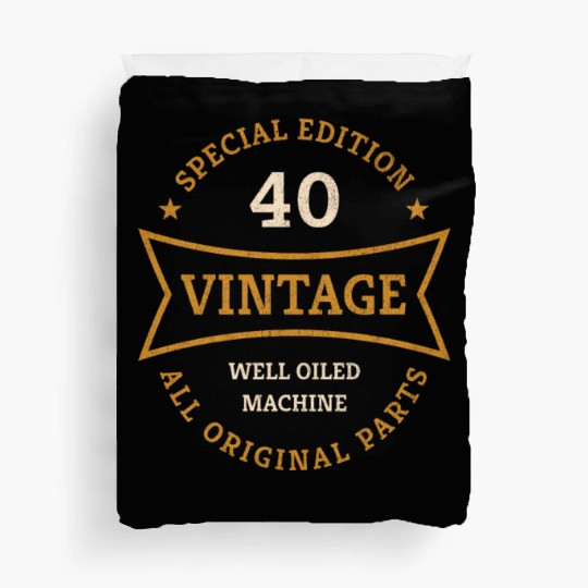 40 Year Old 40th Birthday Gifts Born 1983 Vintage Duvet Covers