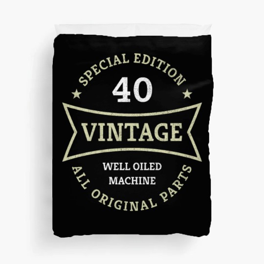 40 Year Old 40th Birthday Gifts Born 1983 Vintage Duvet Covers