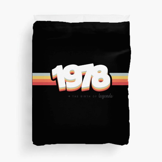 1978 the birth of legends Duvet Covers