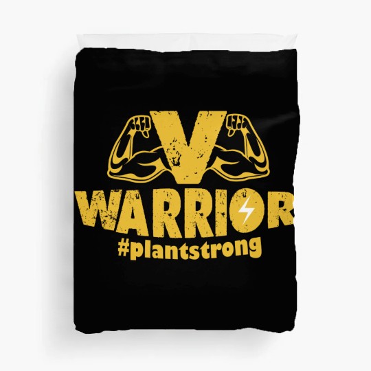 V Warriors vegans #plantstrong Duvet Covers