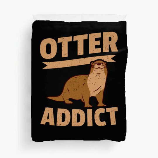 Otter Addict Sea Otters Duvet Covers