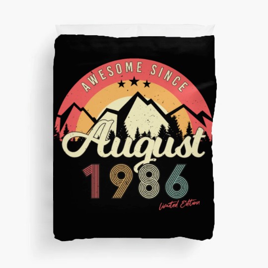 Year Of Construction August 1986 Duvet Covers
