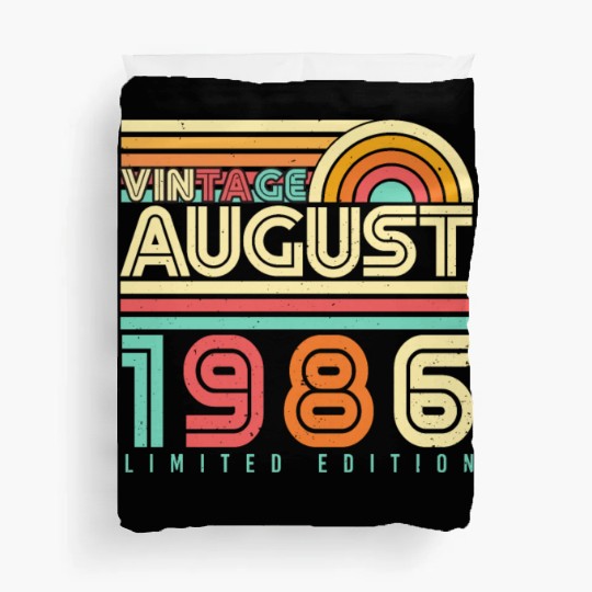 August 1986 Retro Duvet Covers