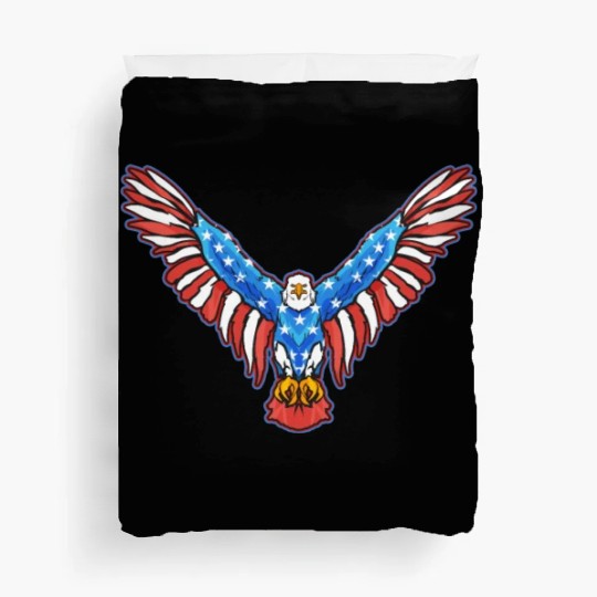 American Bald Eagle American 4th of July Patriotic Duvet Covers