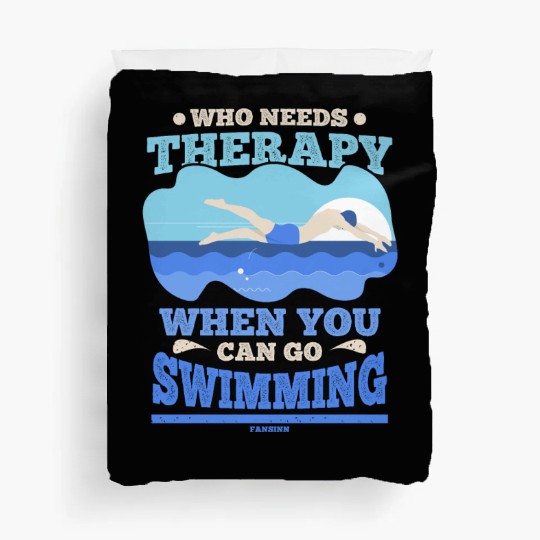 To swim Duvet Covers