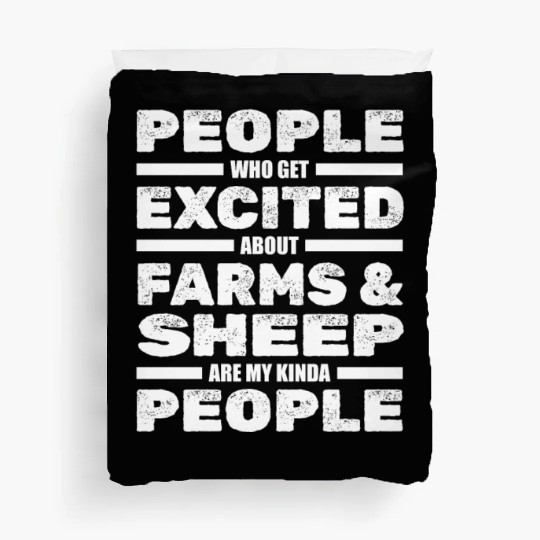 Sheep Farming Lamb Farmer Duvet Covers