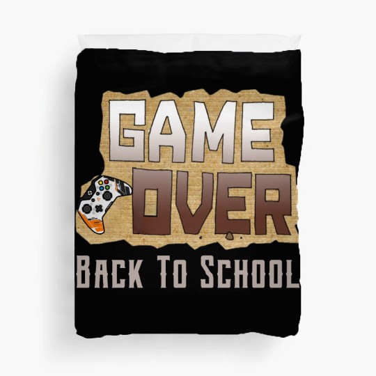 Game Over Back To School Duvet Covers