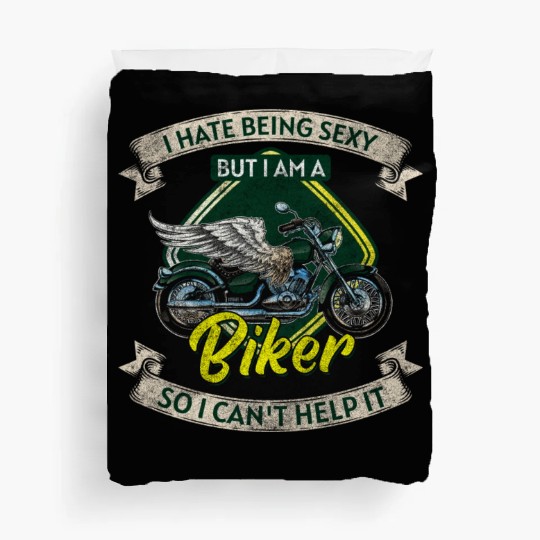 Biker Chopper Racing Two-Wheeler Duvet Covers