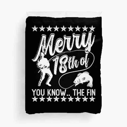 Joe Biden Fishing Duvet Covers