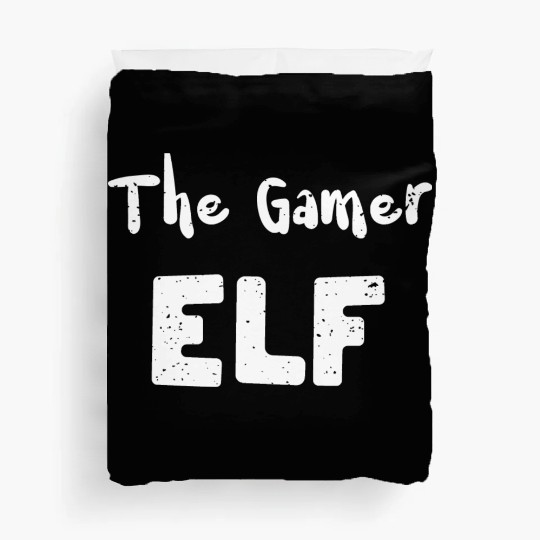 The Gamer Elf - Christmas Elf Duvet Covers