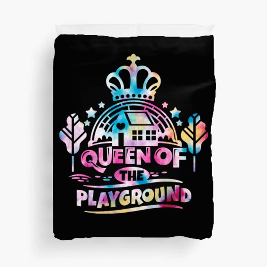 Queen of The Playground Back to School Duvet Covers