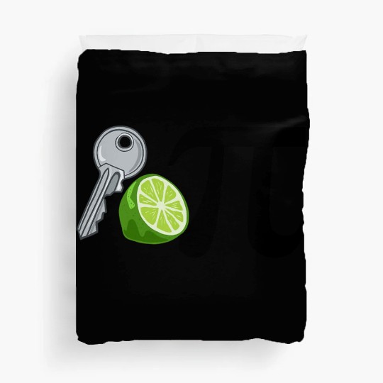 Key Lime Pi Pun funny Pi Day Key Lime Pi Duvet Covers