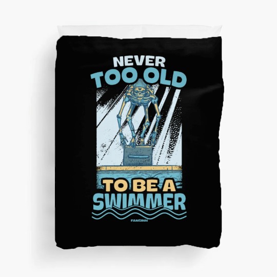 Swimming lifeguard swimming course outdoor pool gi Duvet Covers