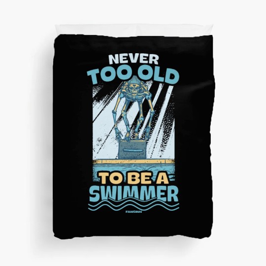 Swimming lifeguard swimming course outdoor pool gi Duvet Covers