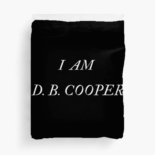 I AM D.B. COOPER Duvet Covers