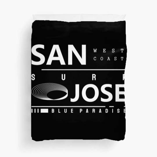 San Jose Urban Street Design Duvet Covers