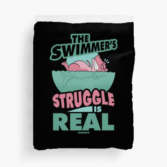 Swimming lifeguard swimming course outdoor pool gi Duvet Covers