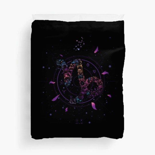 Capricorn Zodiac Astrology Capricorn Zodiac Astrol Duvet Covers