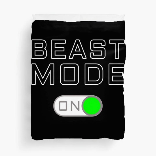 Beast Funny Workout Gym Mode Duvet Covers