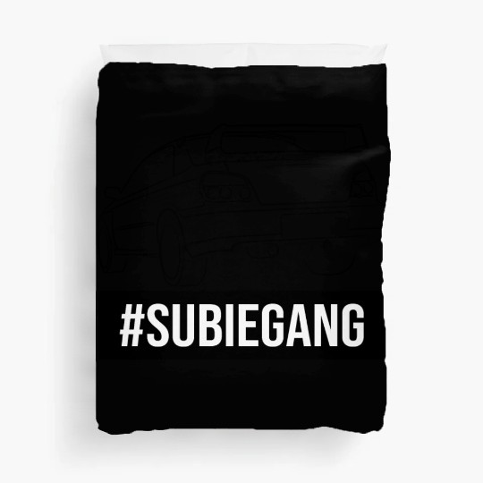 Subie Gang Impreza jdm lover classic japanese car Duvet Covers