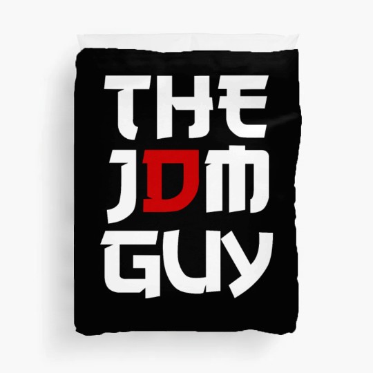 The JDM Guy japanese flag car lover drift race Duvet Covers