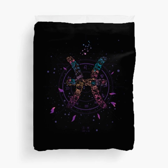 Pisces zodiac Astrology Pisces zodiac Astrology gi Duvet Covers