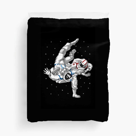 Astronauts Jiu-Jitsu Wrestling Duvet Covers