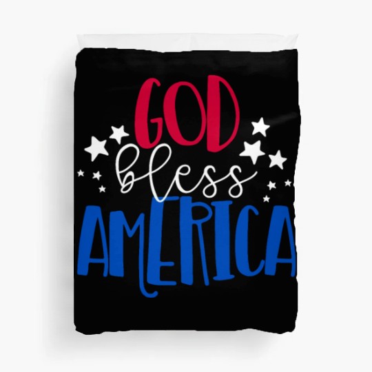 God Bless America Patriotic American 4th of Julygo Duvet Covers