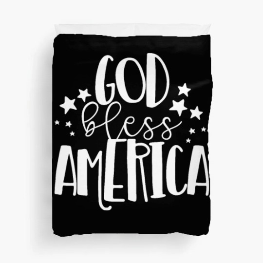 God Bless America Patriotic American 4th of Julygo Duvet Covers
