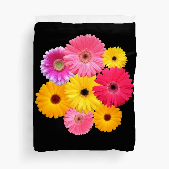 gerbera flower, daisies, gerberas, daisy blooms Duvet Covers