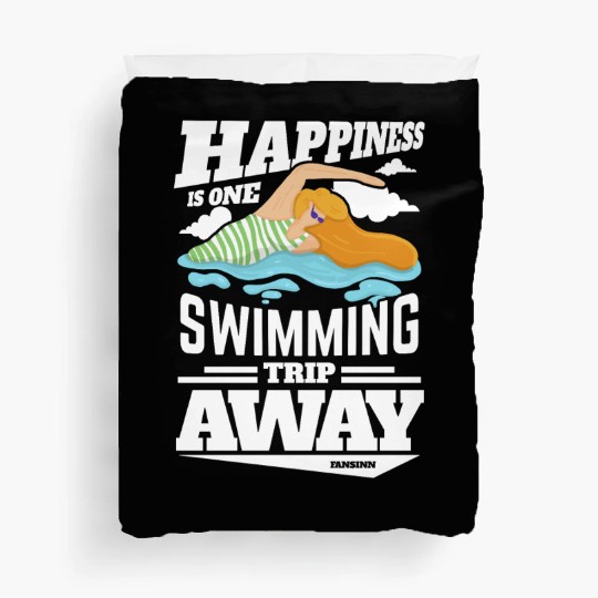 Swimming lifeguard swimming course outdoor pool gi Duvet Covers