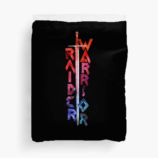 Raider Warrior logo 2 by Carmo Fernandes Duvet Covers